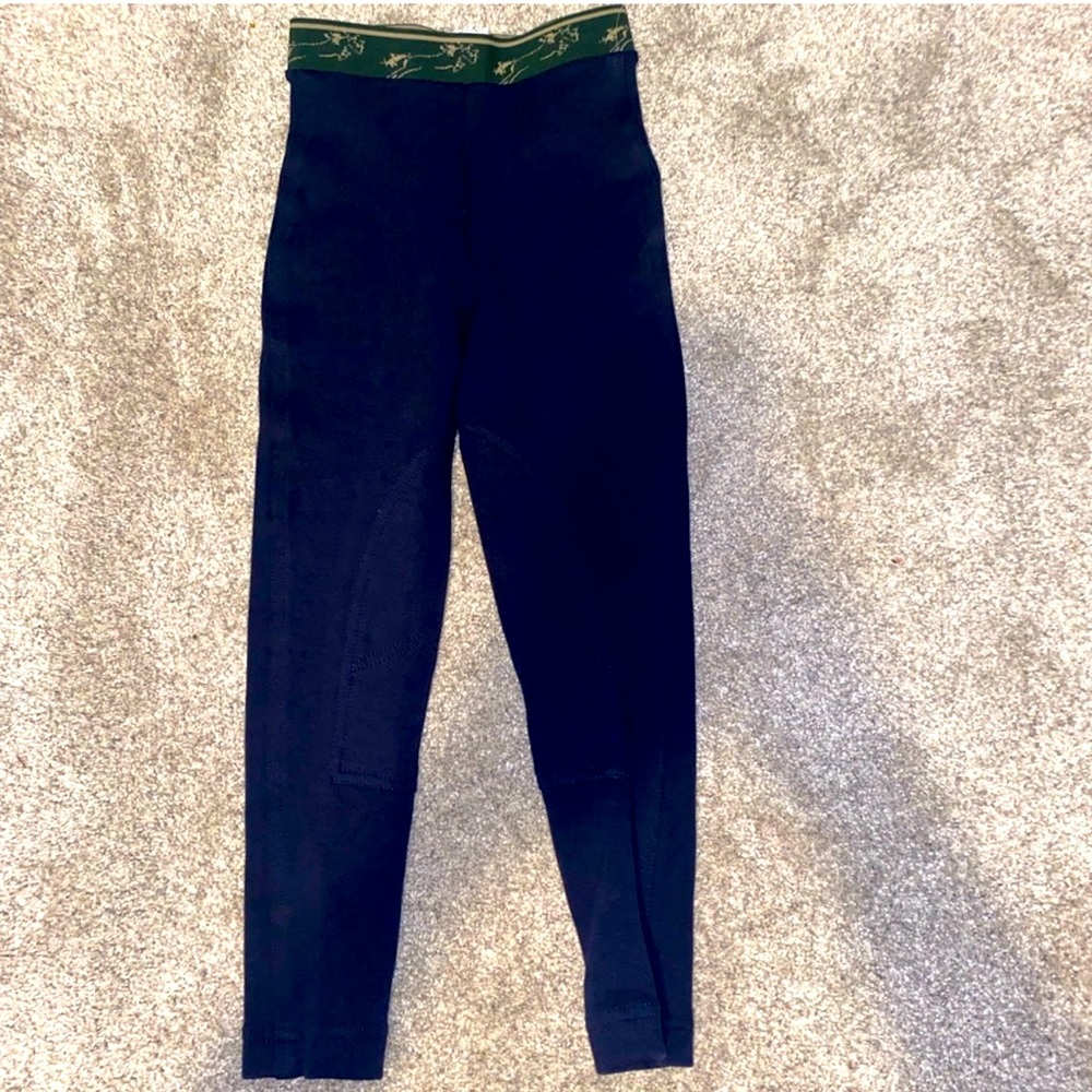 NWOT TuffRider Cotton Pull-On Schooling Breeches Tuff rider size 6 navy